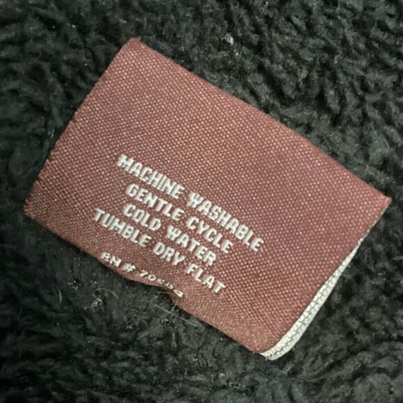 Ministry of Fashion Full Zip Fleece Bomber Side Pockets Jacket in Charcoal Large - Picture 7 of 8